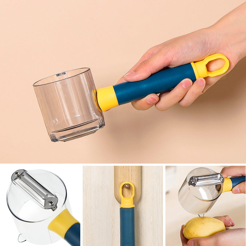 Multifunctional Storage Peeler For Kitchen Use