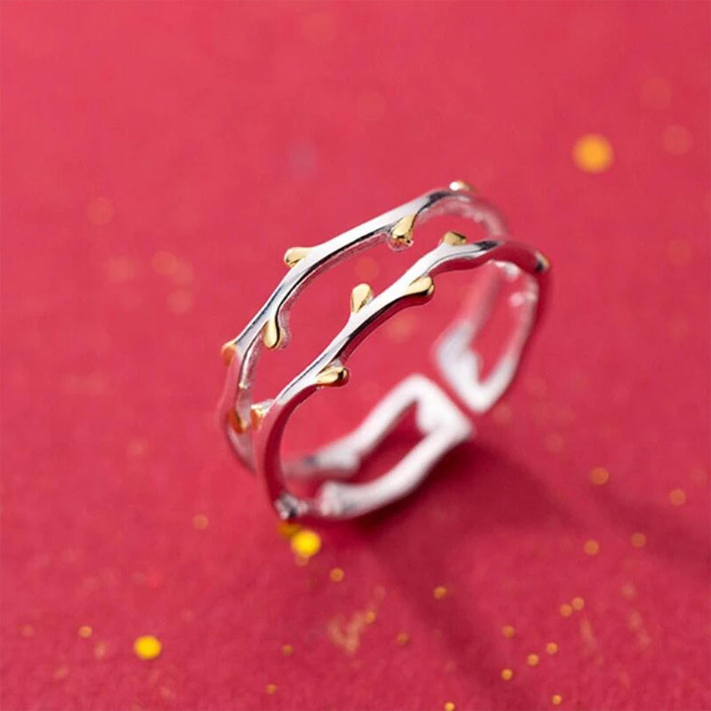 Branch Gold Leaf Ring