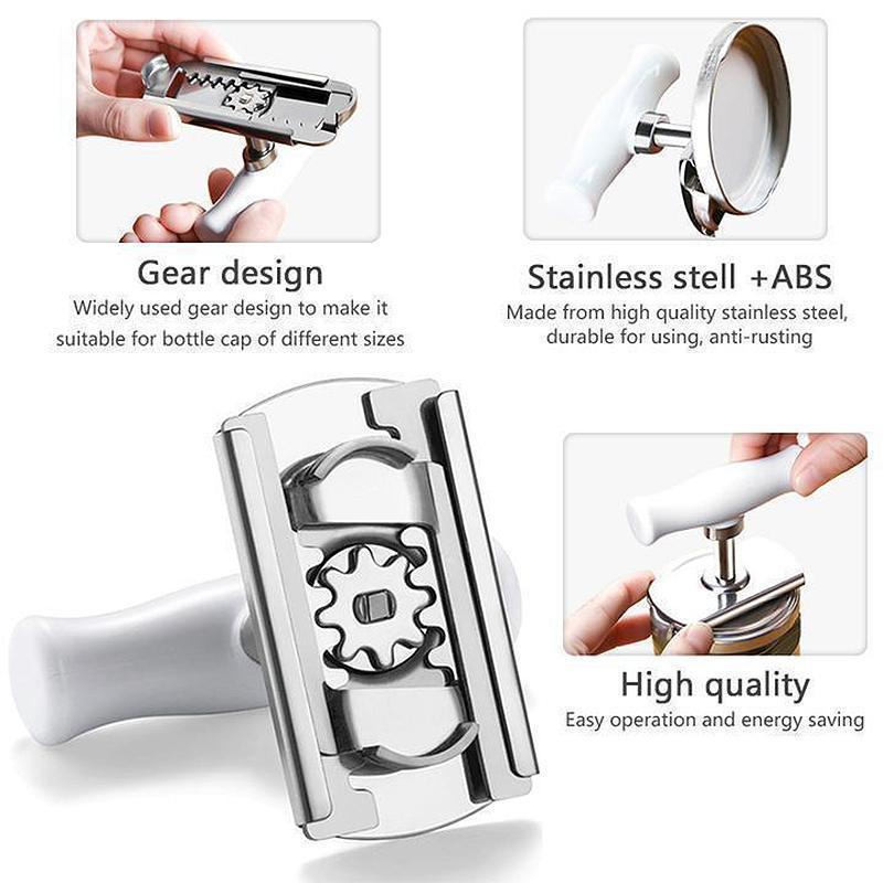 Pre Sale>>>Size Adjustable Stainless Steel Can Opener Bottle Tin Cap