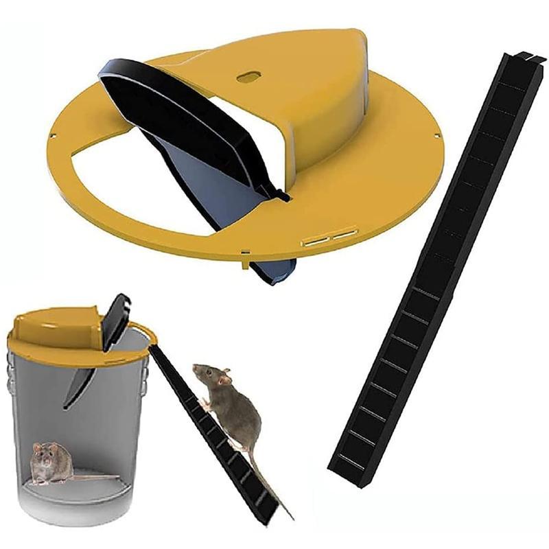 Flip N Slide Bucket Lid Mouse Trap