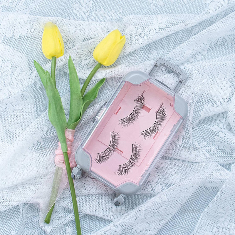 Mini Suitcase Eyelashes Case