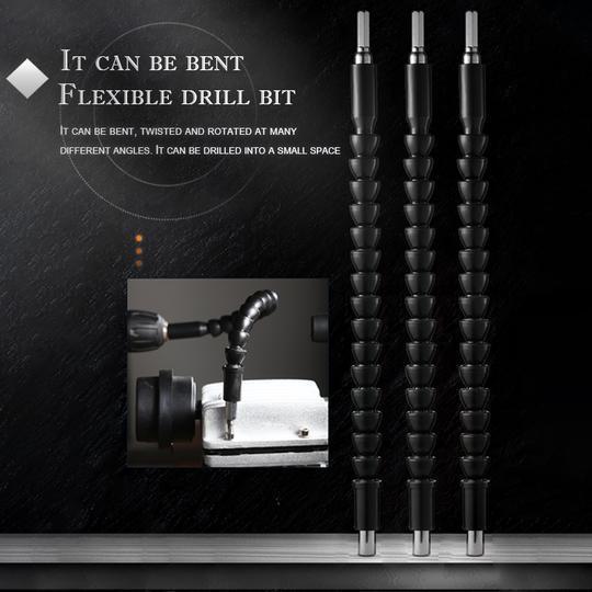 Flexible Drill Bit Extension with Screw Drill Bit Holder