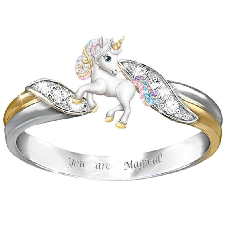 Cute Animal Rings Internal Lettering