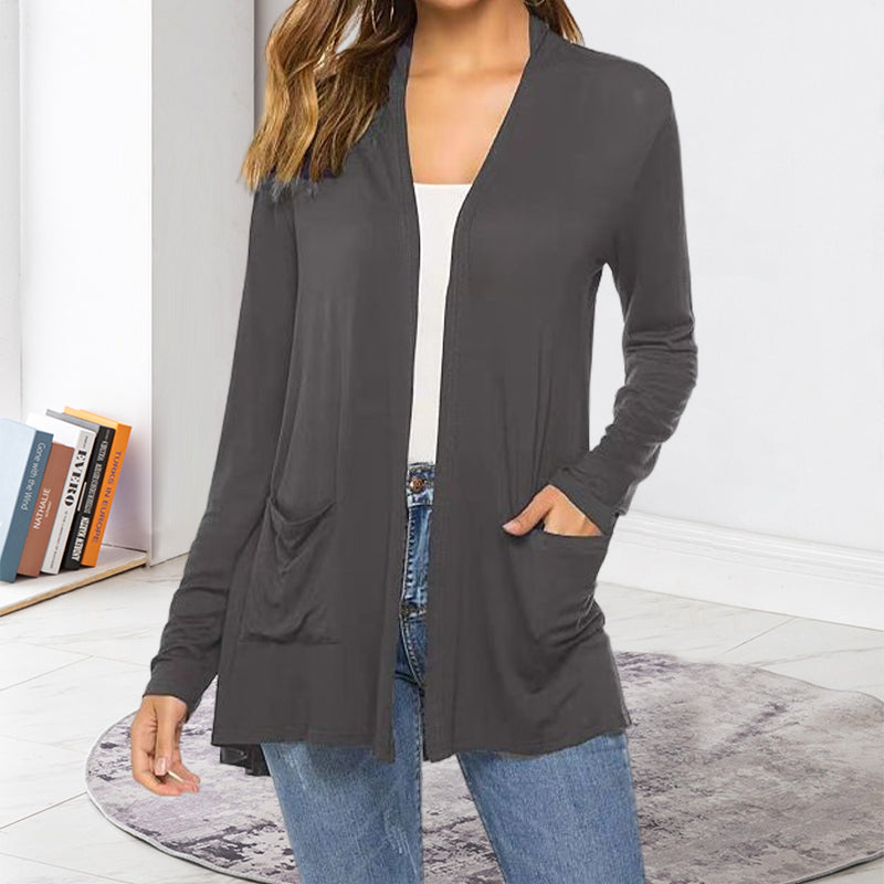 Women's Casual Summer Open Front Cardigan