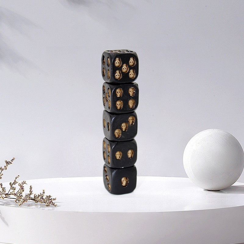 Black Skull Balance Dice