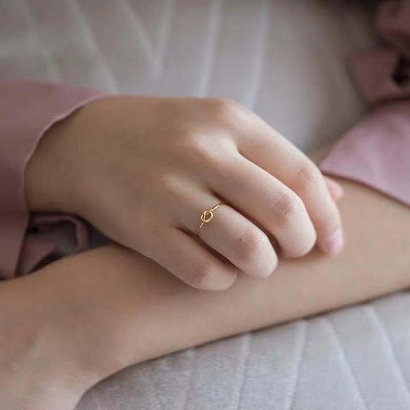 Golden Love Knot Ring