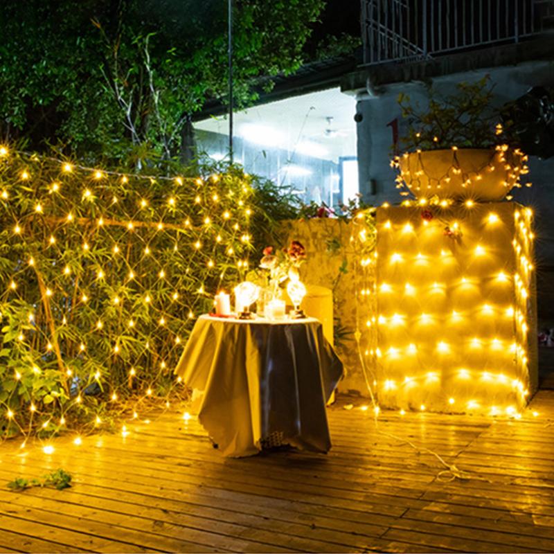 Net Mesh Waterproof String Lights