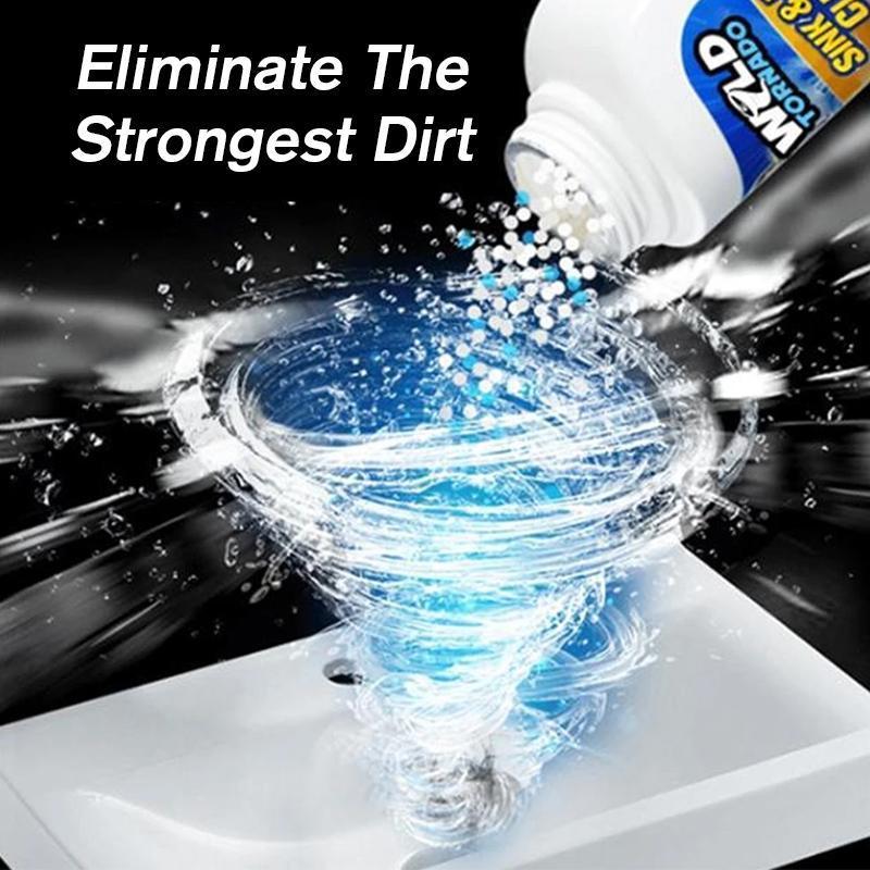 Powerful washbasin and drain cleaner