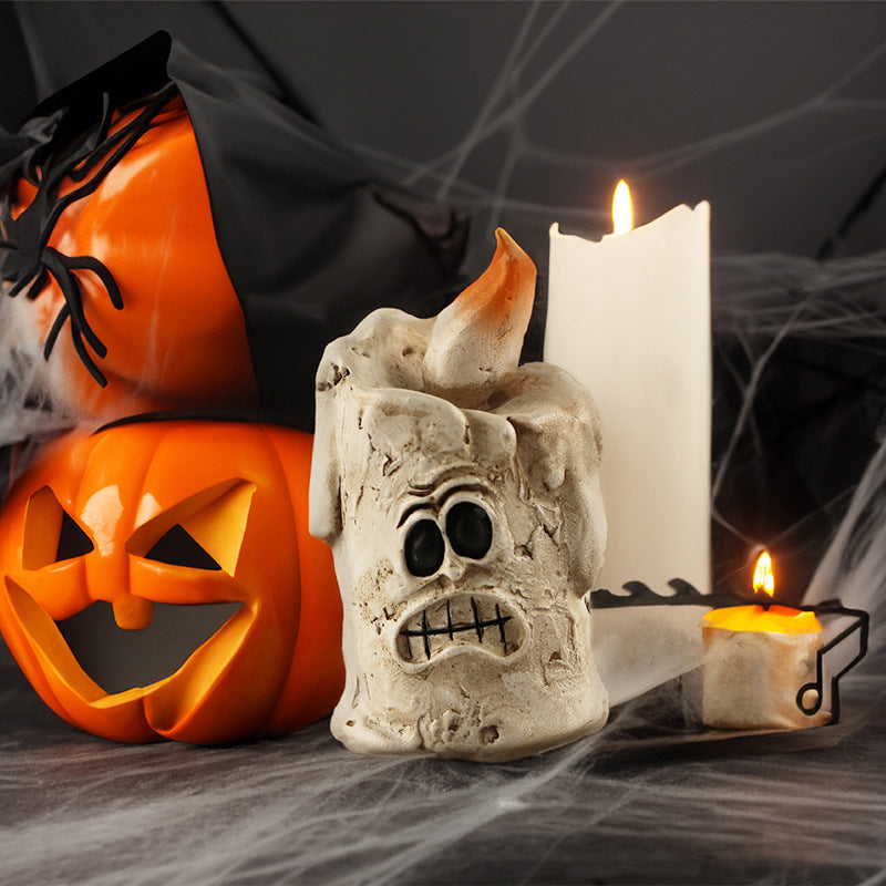 Halloween Pumpkin Head Ghost Decoration