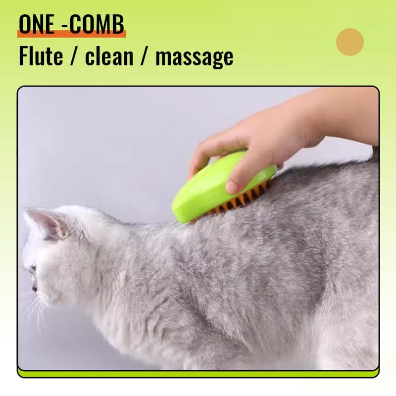 Spray floating hair comb