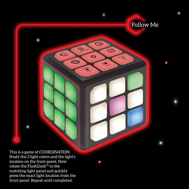 Flashdash Memory & Brain Game Cube