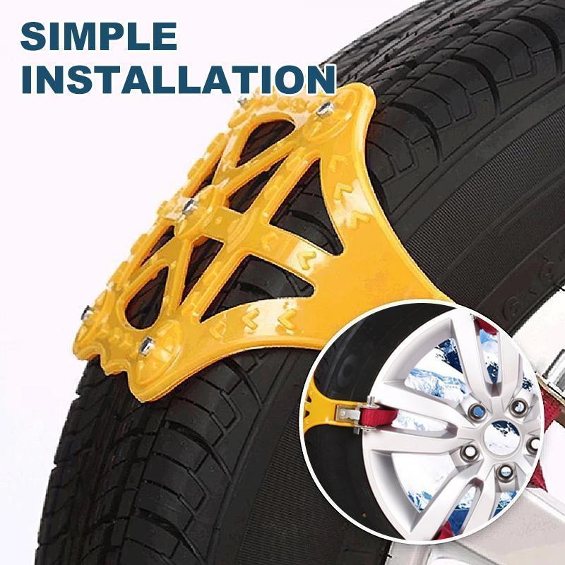 Anti-Skid Emergency Snow Tire Chains
