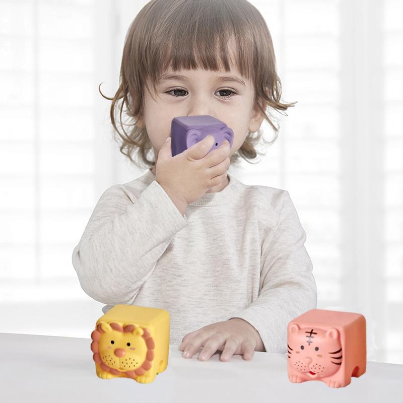 Infant Cartoon Soft Building Blocks