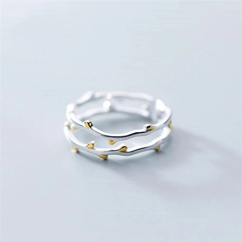 Branch Gold Leaf Ring