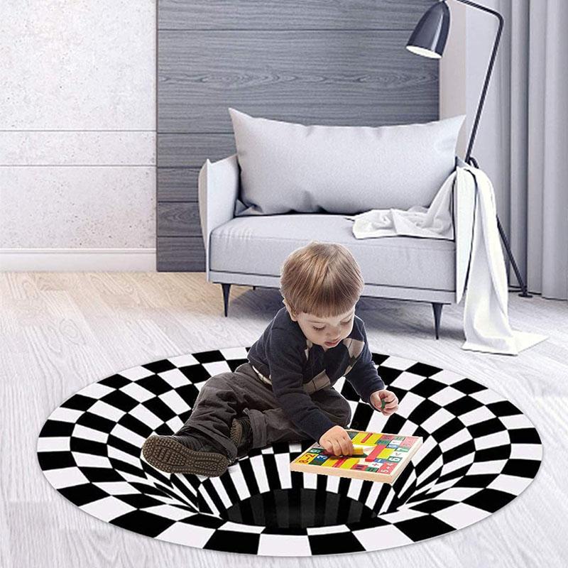 Vortex Illusion Rug
