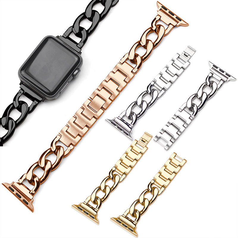 Metal Single-breasted Watch Strap