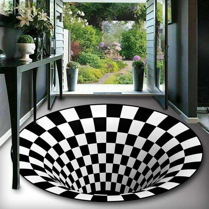 Vortex Illusion Rug
