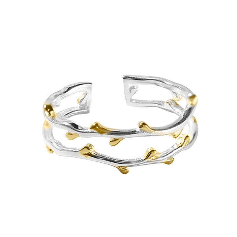 Branch Gold Leaf Ring