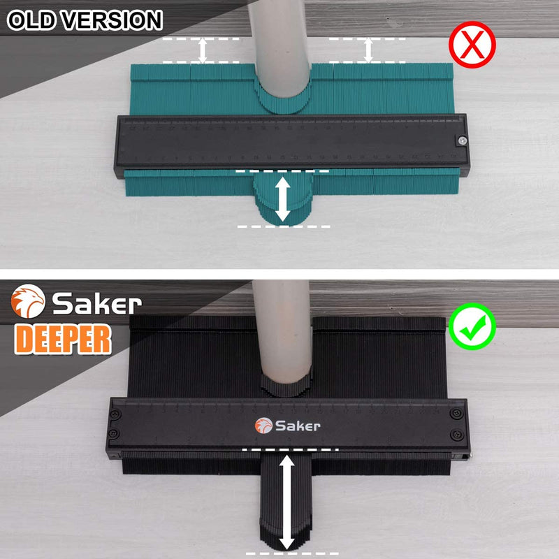 Saker Contour Gauge Profile Tool - Upgraded Version