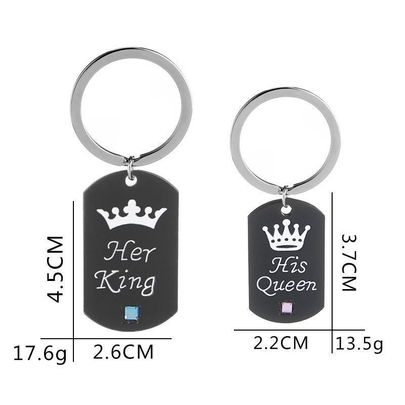 Romantic Her King & His Queen Necklace