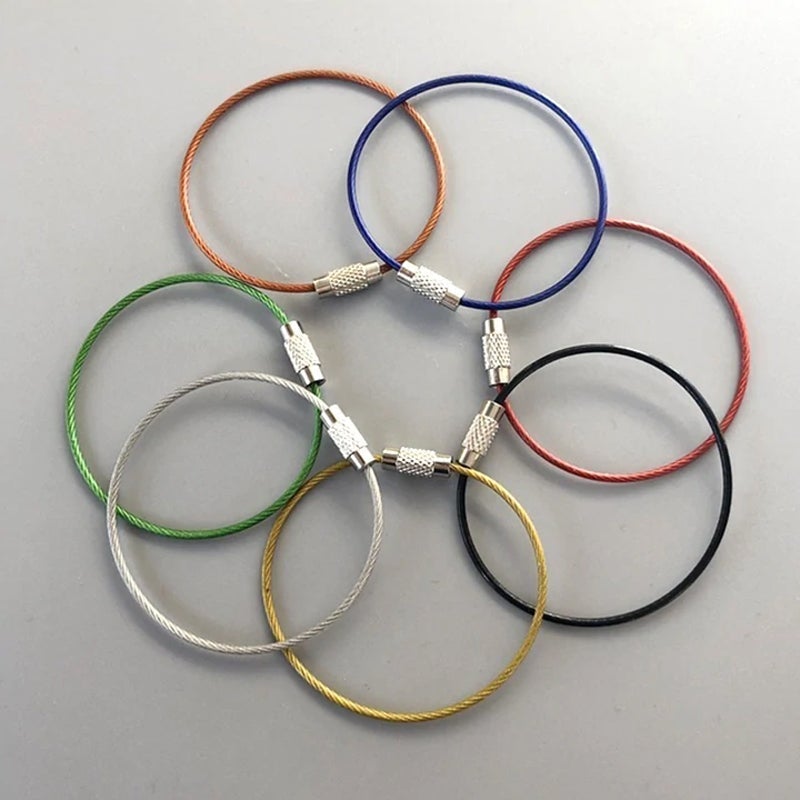 Creative Color Steel Wire Lock, 20pcs