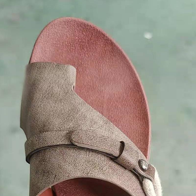 Summer flat retro flip-flop Casual Beach sandals for Women
