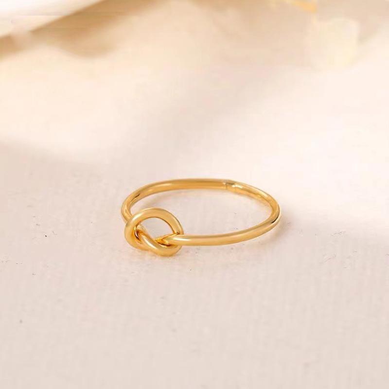 Golden Love Knot Ring