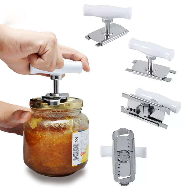 Pre Sale>>>Size Adjustable Stainless Steel Can Opener Bottle Tin Cap