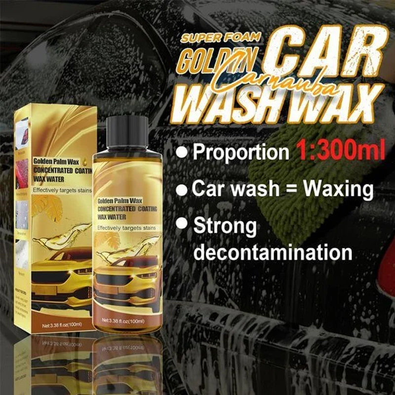 Golden Carnauba Car Wash Wax