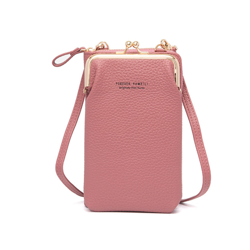 Women Phone Bag Solid Crossbody Bag