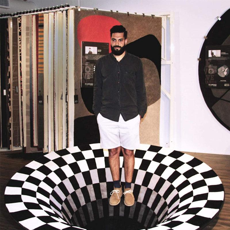 Vortex Illusion Rug
