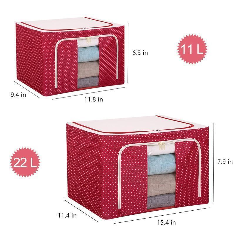 Foldable Storage Bag For Quilt And Clothes