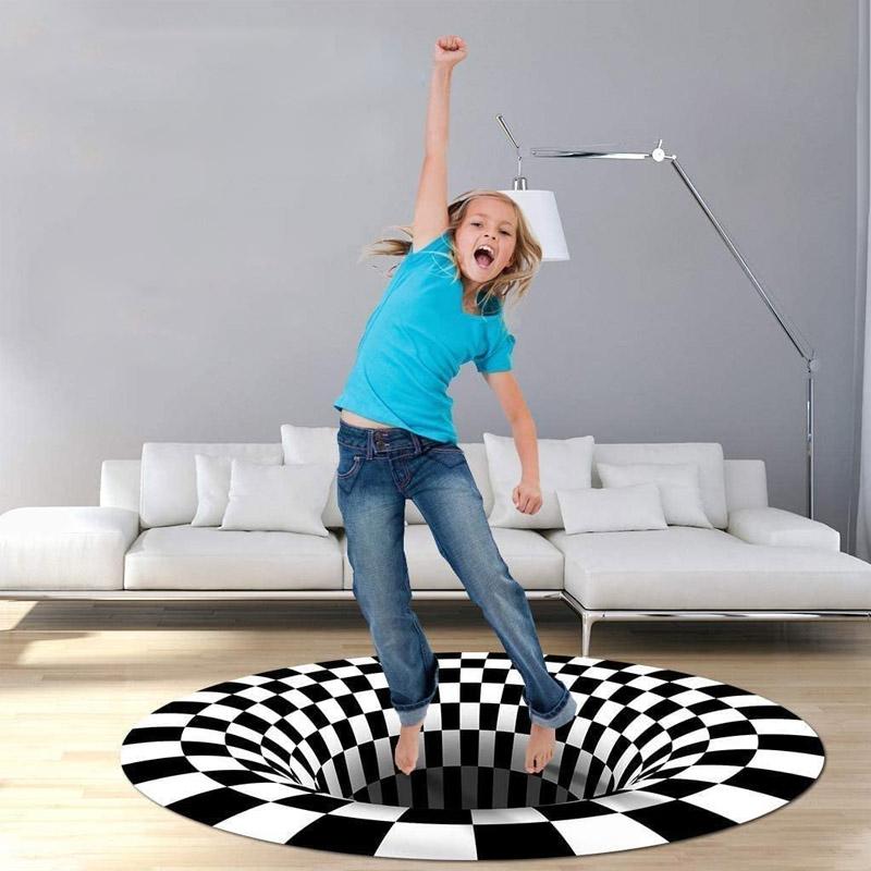 Vortex Illusion Rug