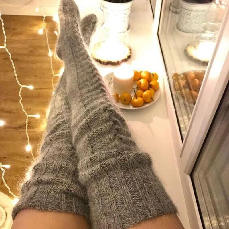 Hand-knitted Winter Stockings