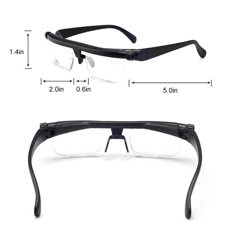 Focus Adjustable Glasses Reading Glasses Unisex