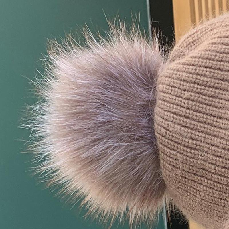 All-match Lovely Knitting Thickening Hat Scarf