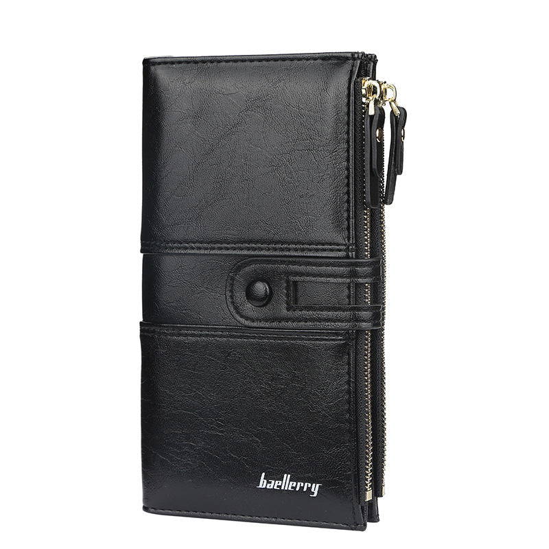 Women's Bifold Zipper Clutch Purse