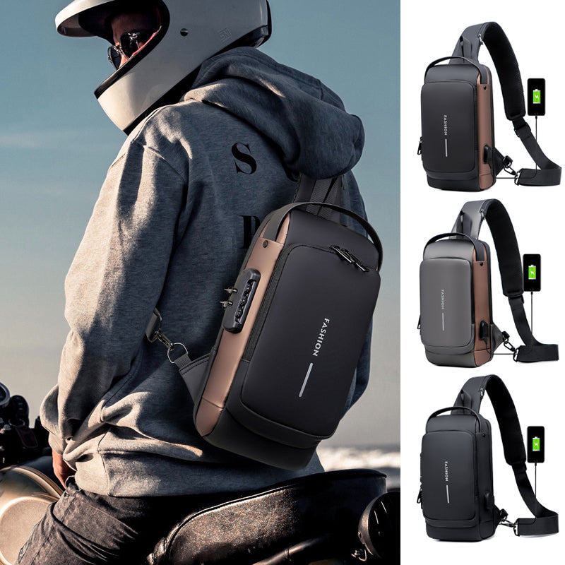 ✨BIG SALE✨🎁brilliant gift——💼USB Charging Sport Sling Anti-theft Shoulder Bag