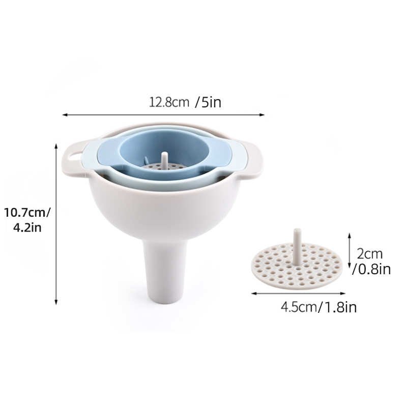 Kitchen Household 4 in 1 Multifunctional Strainer Set