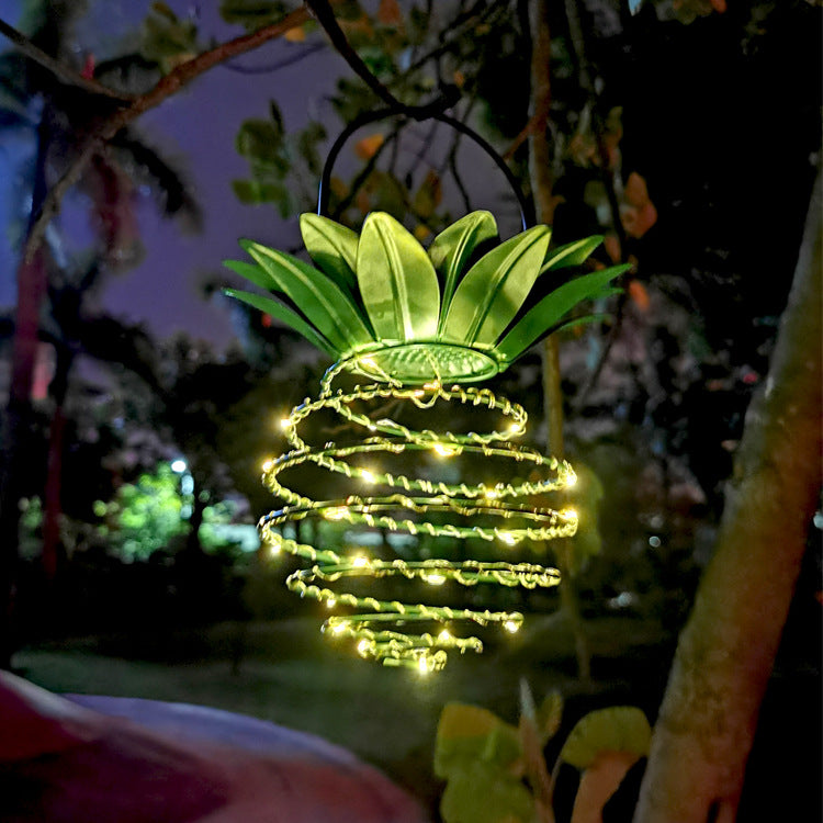 Solar Pineapple Lights