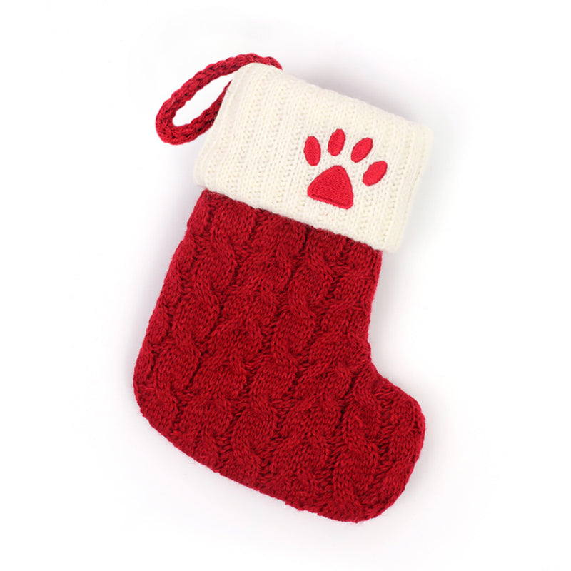 Christmas Letter Knit Stocking