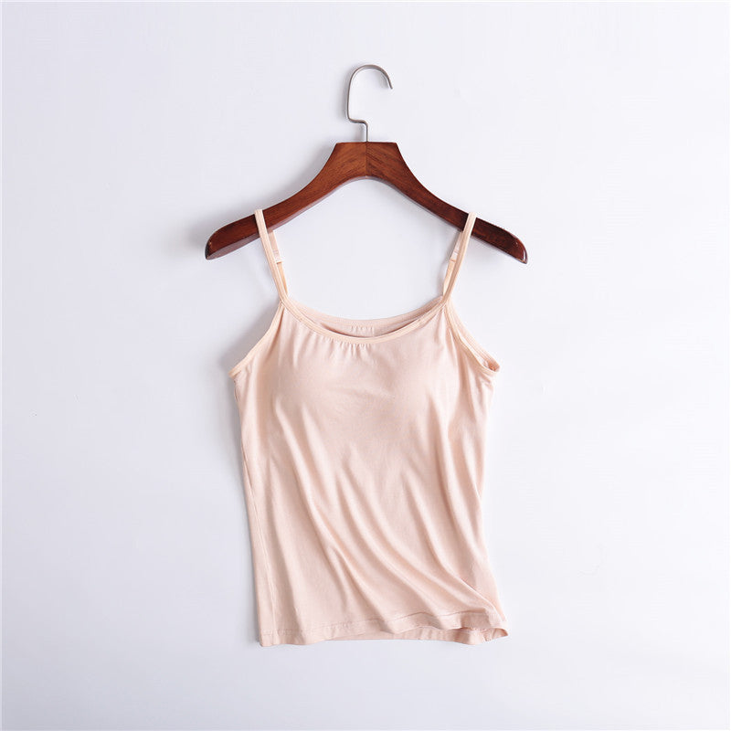 Tank Top With Built-In Bra